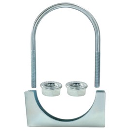 Zorveiio 4" U Heavy Duty U-Bolt Clamp, Stainless Steel, 2-Pack