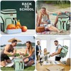 Insulated Cooler Backpack,33 Cans Multifunctional Double Deck Leakproof Cooler Bag