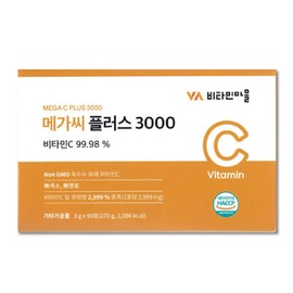 Vitamin Village Mega C Plus 3000 3g x 90 pouches (4 packs)  / 비타민마을 메가씨 플러스 3000 3g x 90포 4개