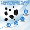 135 PCS Rubber Plugs for Round Holes, Anglecai 8 Size