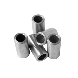 Steel Spacer 3/4" OD x 1/2" ID, Round Spacer Unthreaded Standoff Bushing Plain Finish, Fits Screws, Bolts 1/2" or M12, Metal Spacers Online (1-1/2" Length, 2 Pack)