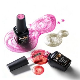 Gel para Uñas Semipermanente - Kit de 12 Esmaltes en Gama colors, Duración 18 Días, Secado Rápido y Brillante, No Daña Uñas Naturales, Libre de Astill
