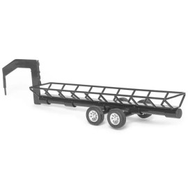 Little Buster Toys Gooseneck Hay Dump Trailer Black - Metal Construction DURABLE