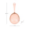 Viski Julep Stainless Steel Cocktail Strainer, Bar Tools, Drinks Spoon