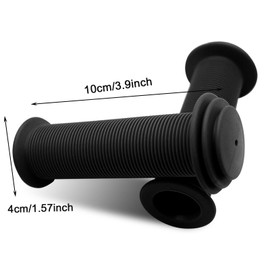 MUNSKT 1 Pair Bike Handlebar Grips, Soft Non-Slip Rubber Handle Cover for Boys and Girls, Safe and Comfortable for Kids Bicycle Scooter