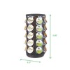 Mind Reader Carousel Rotating Coffee Pod Holder, 35, Black