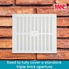 Map Adjustable Air Vent with Flyscreen Cover, for Openings 9"