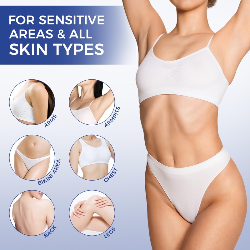 EXPRESSIONS WELLNESS Hair Removal Cream for Sensitive Body, Women and