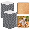 48 pcs Sublimation Square Coaster Blanks Products Bulk MDF Sublimation