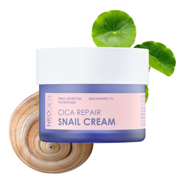 DERMALOGY by NEOGENLAB Caracol Cica Repair Cream 1.76 oz / 50g I 88% Caracol Mucin I Cuidado de la piel coreano (crema