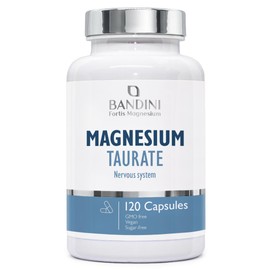 Bandini® Magnesium Taurate 2.000mg per Day | 120 Capsules High Strength