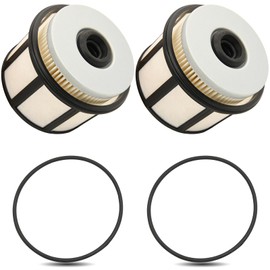 FD4596 Fuel Filter for 7.3l Diesel FD-4596 Fuel Filter Compatible with Ford 1999-2003 F-250/F-350/F-450/F-550 7.3L SUPER DUTY, Replaces FD4596, F81Z9N184AA (2Pack)