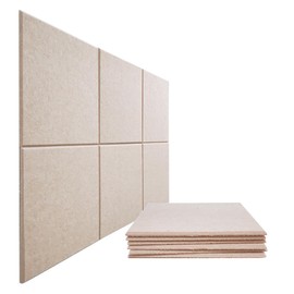Large Cork Board Alternative, 11.8''x11.8'' 6 Pack Felt Bulletin Board with Safe Removable Adhesive Tabs, Connectable Felt Wall Tiles Bulletin Boards Cork Boards for Walls Pin Board Tack Board-Pink