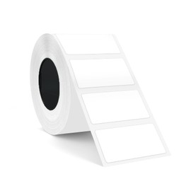 SUPVAN T50M Series Label Maker Tape Adapted Label Print Paper Refill White Size 1.57" x 0.78" 320pcs Thermal Laminated Waterproof Self-Adhesive Multipurpose Labeling Tape Replacement