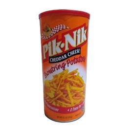 Pik Nik Cheddar Cheese Shoestring Potatoes, 8.5 oz 2 Pack