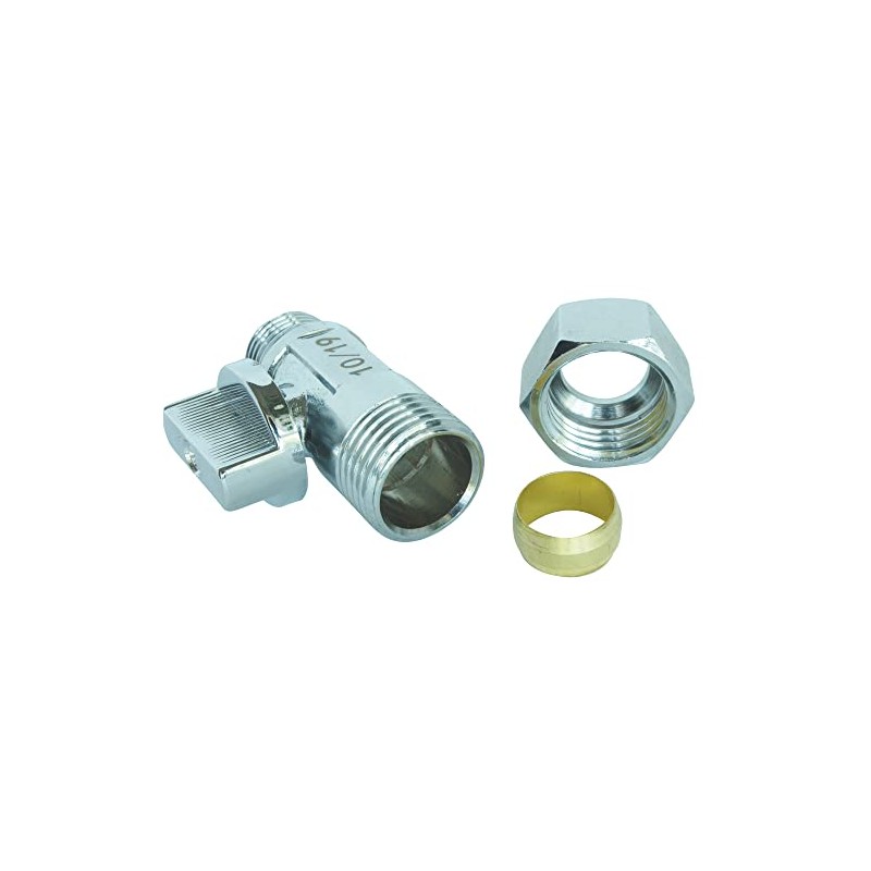 SOMATHERM FOR YOU - Mini Ball Valve Chrome-Plated Double Sided