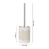 Motifeur Bathroom Accessories Ceramic Toilet Brush Set - Toilet Bowl