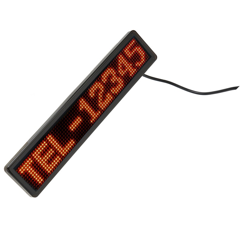 LED Matrix Panel 12x72 Dots Bluetooth APP Control Programmable Scrolling