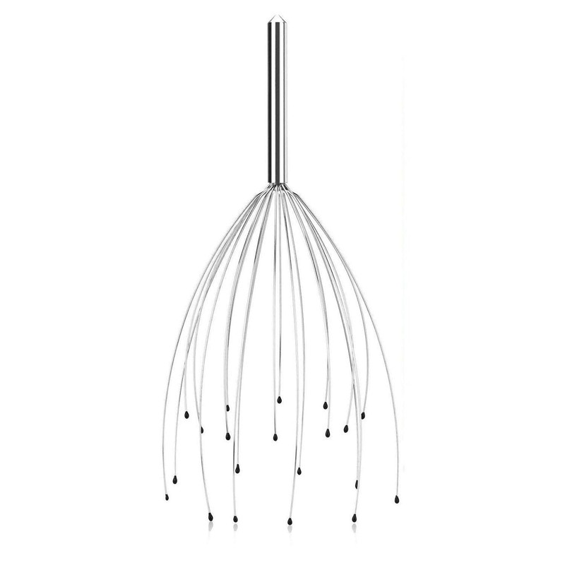 TX 2-Piece Set Head Massage Spider with 20 Fingers and