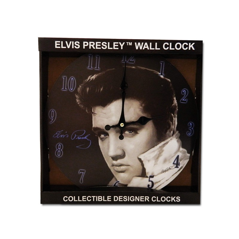 Midsouth Products Elvis Presley - Reloj de pared analógico colgante