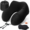 Zepphi Aeroplane Neck Pillow (Black)