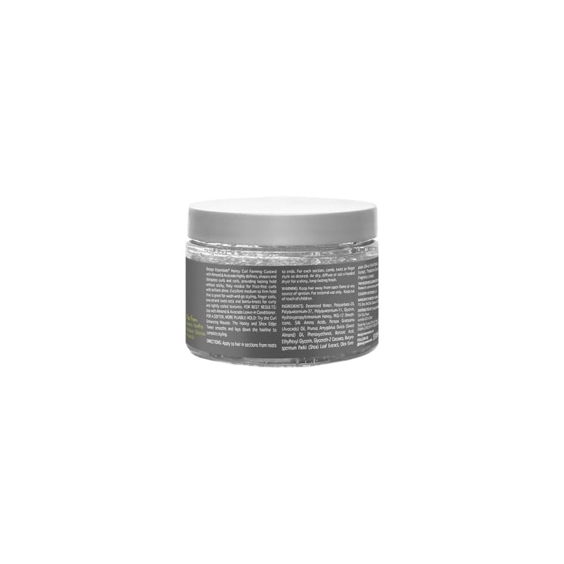 Design Essentials Natural,Almond & Avocado Honey Curl Forming Custard, 12