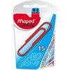 Maped Helix Usa Jumbo Paper Clips 1Assorted, Acrylic Multicoloured, 0.76