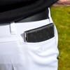 On Par Ostrich Scorecard Holder Black/White