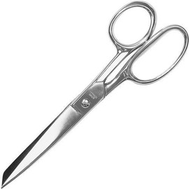 10257 Clauss Hot Forged Clip-Point Shears - 3.88" Cutting Length - 8" Overall Length - Pointed - Straight-left/right - Carbon Steel - Black