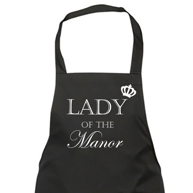 60 Second Makeover Limited Lady Of The Manor Black Apron