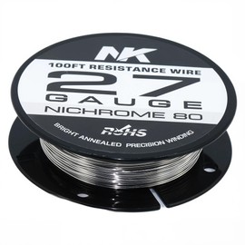 High Temp Resistance Wire Nichrome 80 for Heating Elements, Foam Cutter, Jewelry Making and DIY Ceramic Crafts (Ni80 27Ga 100Ft)