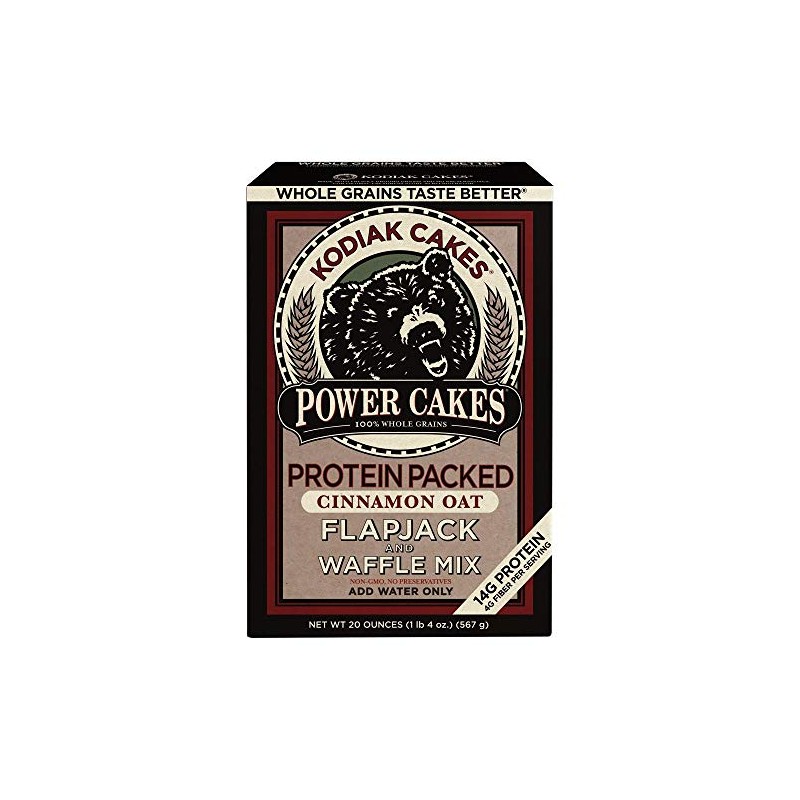 Power Cakes Cinnamon Oat Flapjack & Waffle Mix (Pack of
