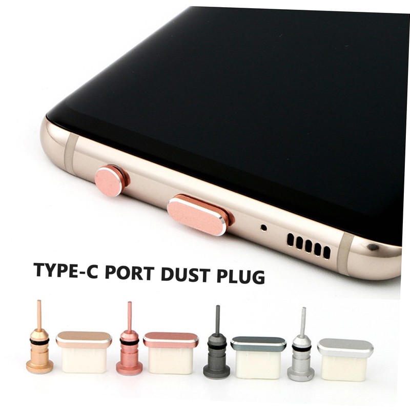 Operitacx 2 Pairs Type C Dust Plugs for Charging Port