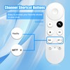 Replacement Voice Remote Control for Google Chromecast 4K Snow Snow