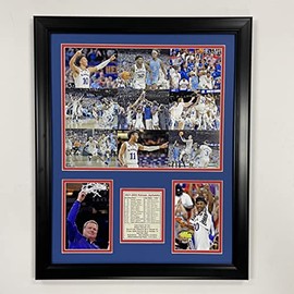 Kansas Jayhawks | 2021-2022 National Champions | 18"x22" Framed Photo Collage (Mosaic)