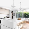LaLuLa Chrome Chandelier Modern Mini Acrylic Crystal Chandelier Lighting 4