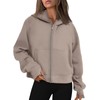AUTOMET Womens Zip Up Hoodies Fleece Jackets Oversized Sweatshirts Fall