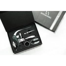 Kitchenobel Wine Bottle Corkscrew Opener Rabbit Lever-Arm Operated