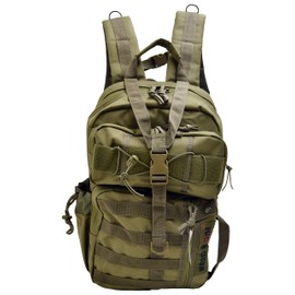 Explorer B8-OD Tactical Hydration Pack Ready Backpack with Molle & Chest Strap, OD