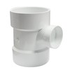 Canplas 192134 PVC DWV Sanitary Tee, 4 x 4 x