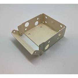 Pair of Square Type Box Brackets for 50mm Venetian/Wood Blind (VN1022) (Cream)