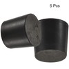 TOP-VIGOR 5 Pcs 24mm to 28mm Taper Rubber Stoppers Solid