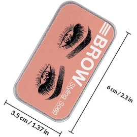 PartyKindom Gel para Cejas Incoloro 3 Piezas Fijador Natural para Peinar Cejas Gel Transparente para Maquillaje Uso Diario