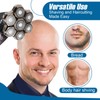 7 Blade Head Shaver Replacement, Magnetic 7D Rotating Washable Shaver