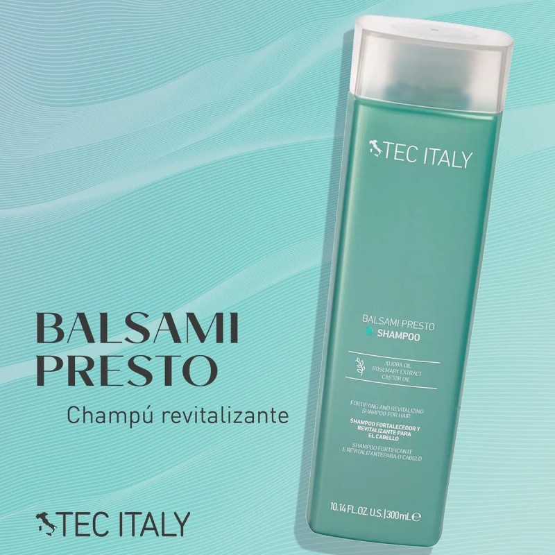 Shampoo Tec Italy Balsami Presto Revitalizante 300 Ml