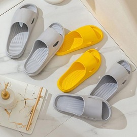 EA Lightweight EVA Bathroom & Indoor Slippers Slipper 40-41 Yellow 2ea