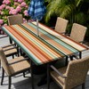 Outdoor Tablecloth with Umbrella Hole and Zipper 72" x 30"