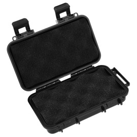 Outdoor Shockproof And, Proof Sealed Box Removable Foam Case Pressure Small Hard Survival Storage Case (A) (External Size Of Type A: 170 * 110 * 48Mm)