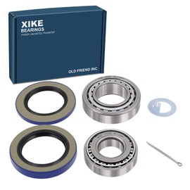 XiKe 1 Set Fits 6,000-7,000 lb Axles Trailer Wheel Hub Kit, Include 25580/25520 ＆ 14125A/14276 Bearings, 21333TB, 22333TB /10-10, 10-36 Seal and Cotter Pin.