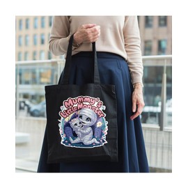 Hippowarehouse Mummy's Little Monster Tote Shopping Gym Beach Bag 42cm x38cm,10 litres